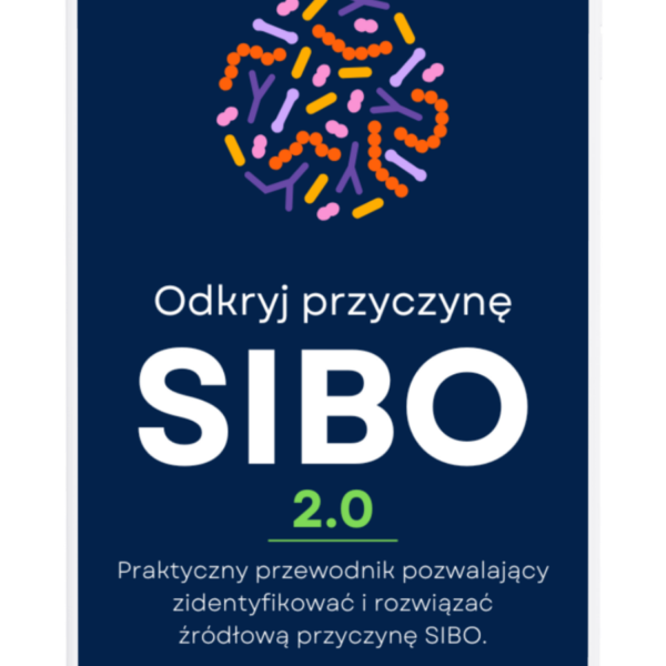 E-book Odkryj przyczynę SIBO – okładka przewodnika PDF Michała Andrulewicza